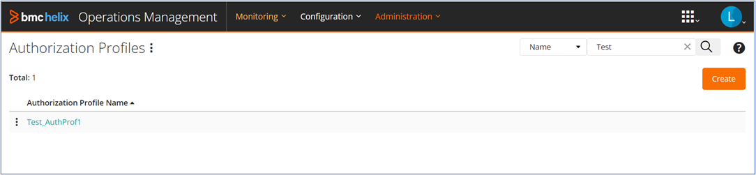 Authorization profiles